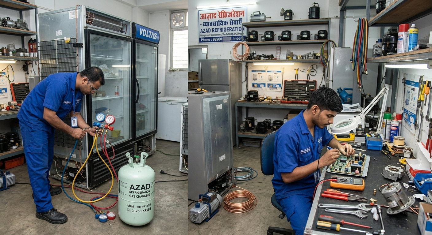 azad refrigeration in maihar 8104747804